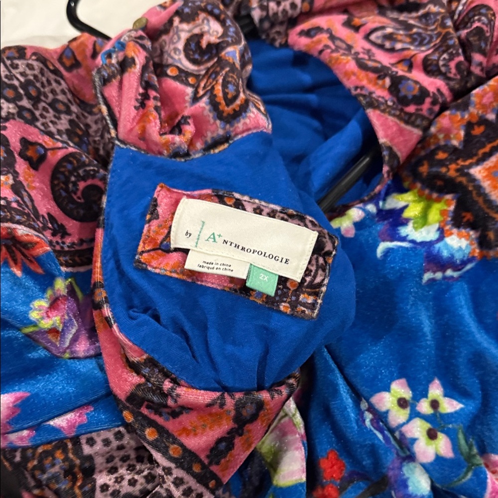 Anthropologie Multicolor Paisley Maxi Dress - Picture 2 of 6